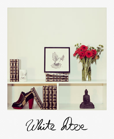 White Dove with Olive branch